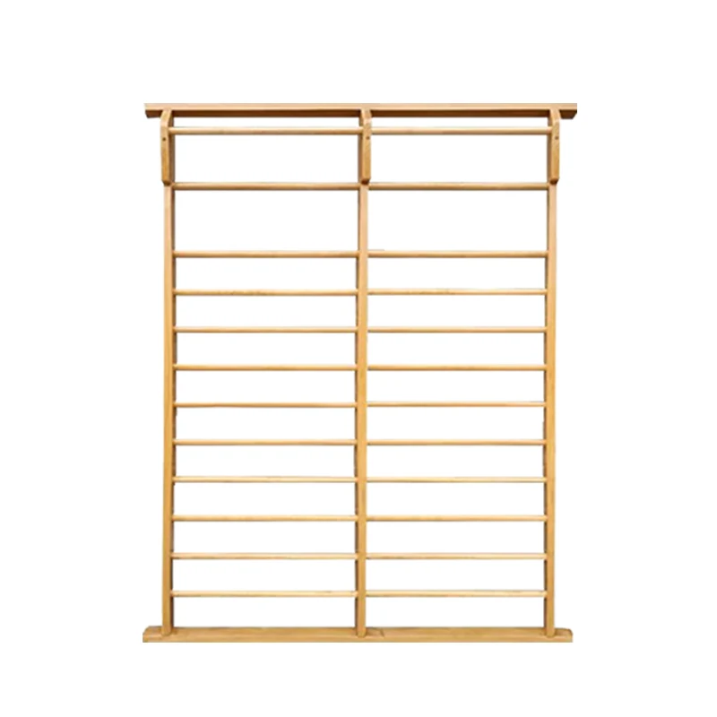 Double Shoulder Wooden Rehabilitation Wall Bar
